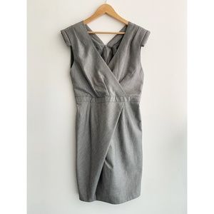 Asos | Strong Shoulder Wrap Front Sleeveless Sheat